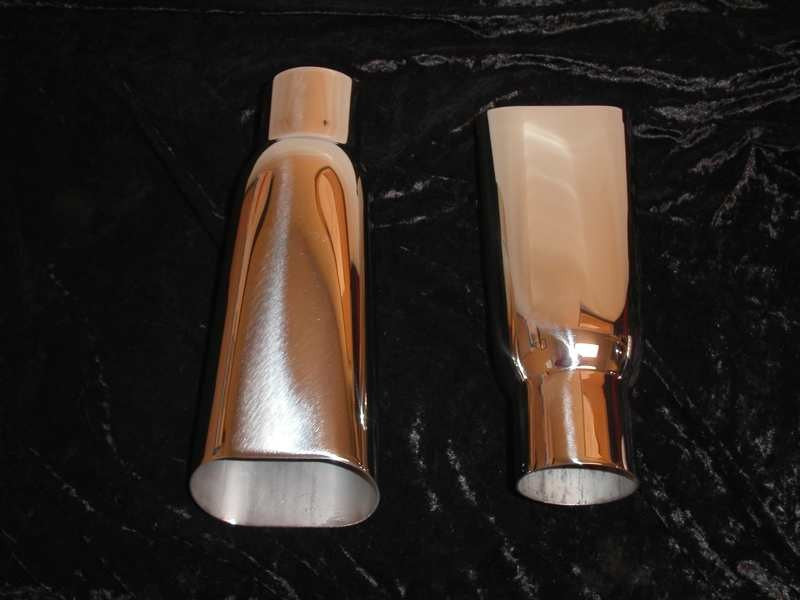 Stainless Works - Factory Style Polished Exhaust Tips 304 Stainless Steel - 750250