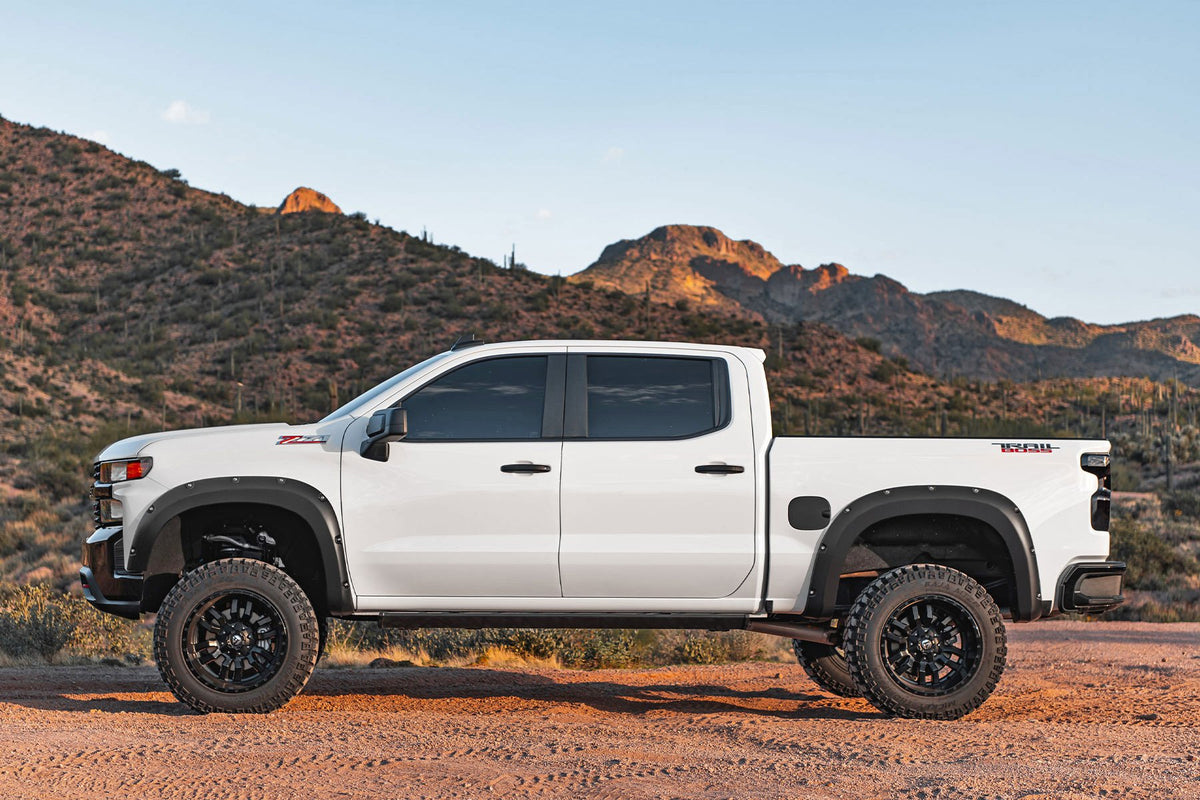 Pocket Fender Flares | GLT Glacier Blue | Chevy Silverado 1500 2WD/4WD (2022-2024)