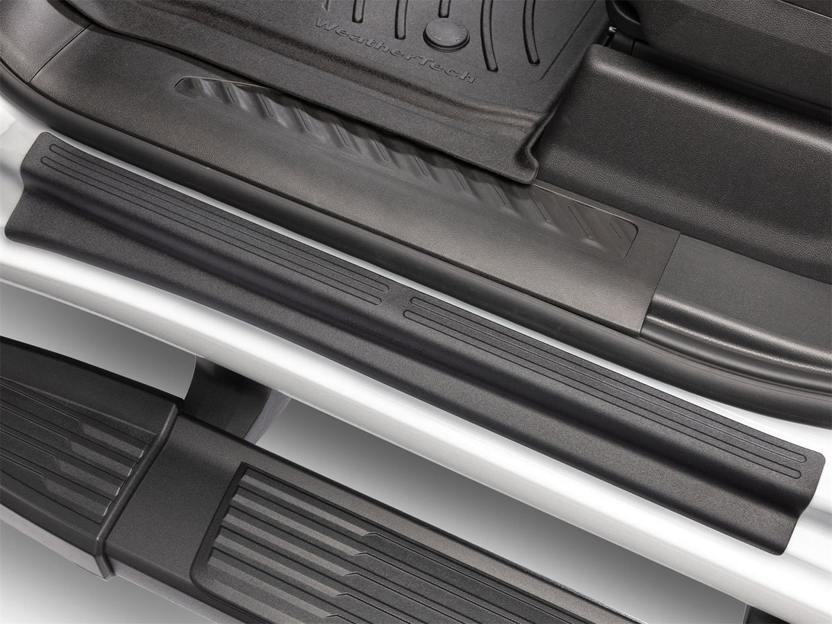 Weathertech - Sill Protector - 4 Door Set Black for Sierra-2500 / Sierra-3500 / Silverado-2500 / Silverado-3500 - ST015K