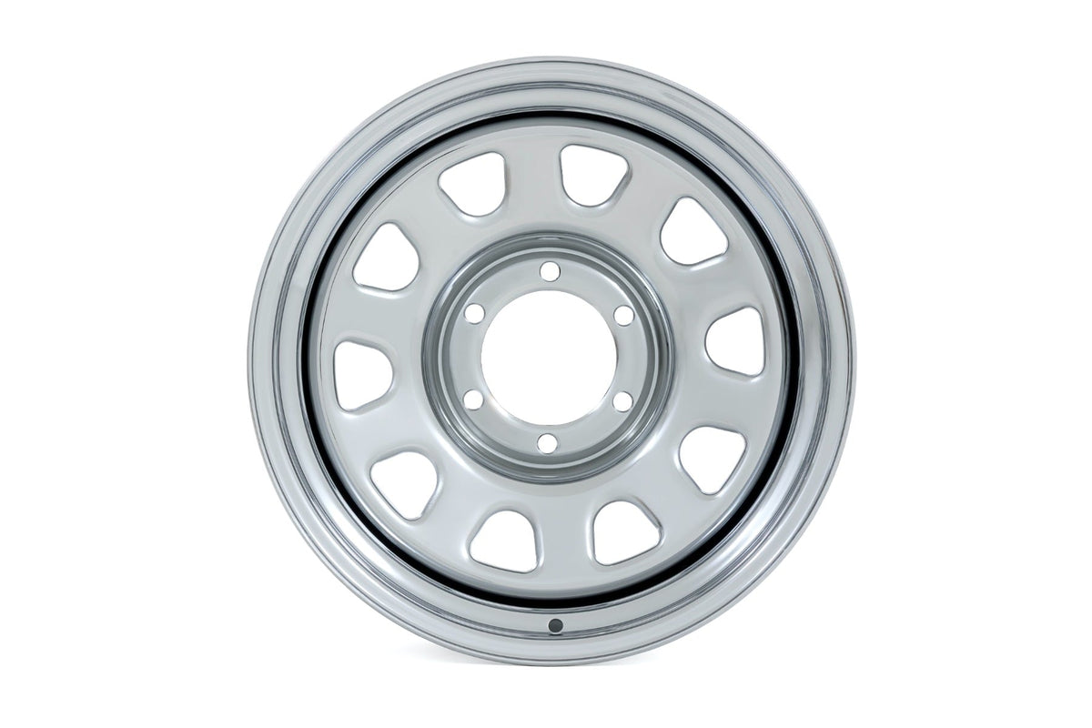 Rough Country - Steel Wheel/Chrome/16x8/6x5.5/4.25 Bore/-12 - RC51-6883C by Rough Country - installed view