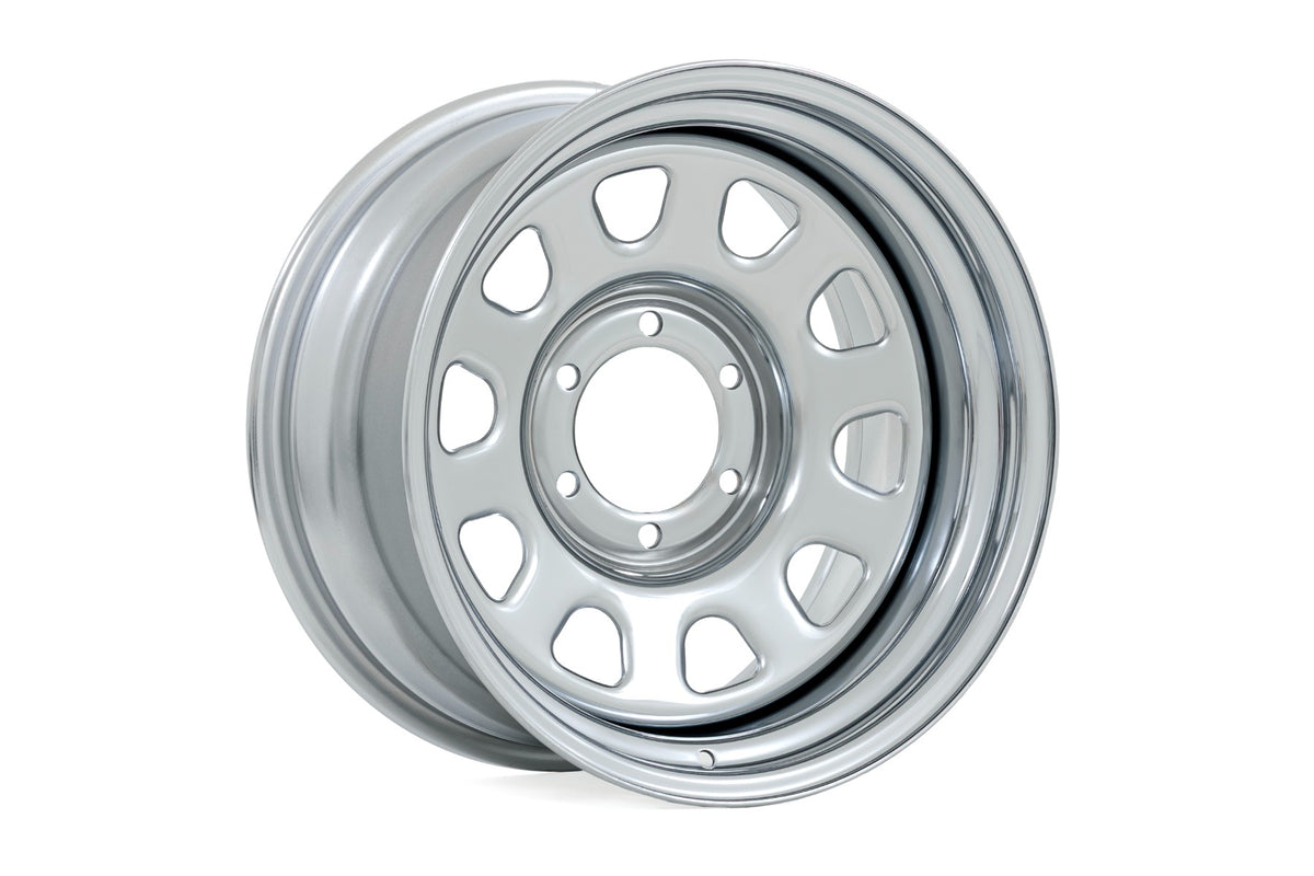 Rough Country - Steel Wheel/Chrome/17x9/6x5.5/4.25 Bore/-12 - RC51-7655C by Rough Country - close-up