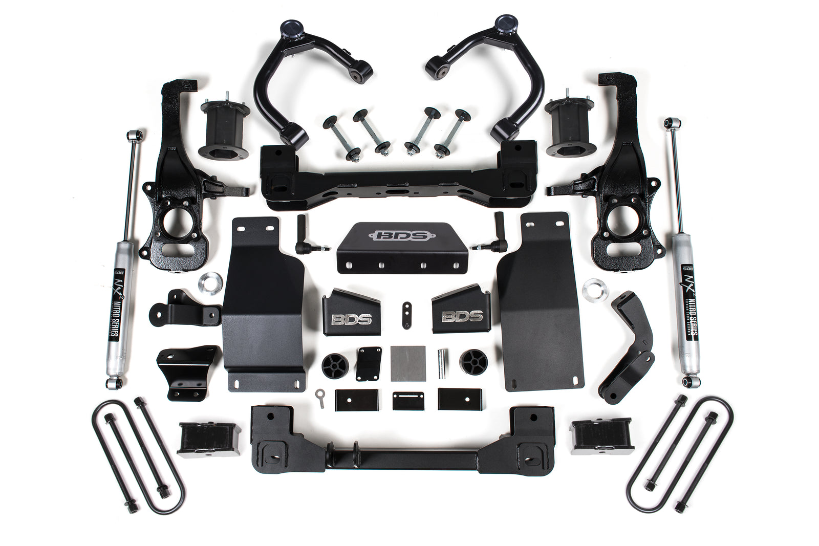 BDS Suspension 4" Lift Kit With FOX 2.0 Struts And Shocks | 25-26 SILVERADO/SIERRA 1500 3.0L DIESEL/2.7L Gas (excluding Trail BOSS/ High COUNTRY/ ZR2 /AT4/ AT4X /DENALI)