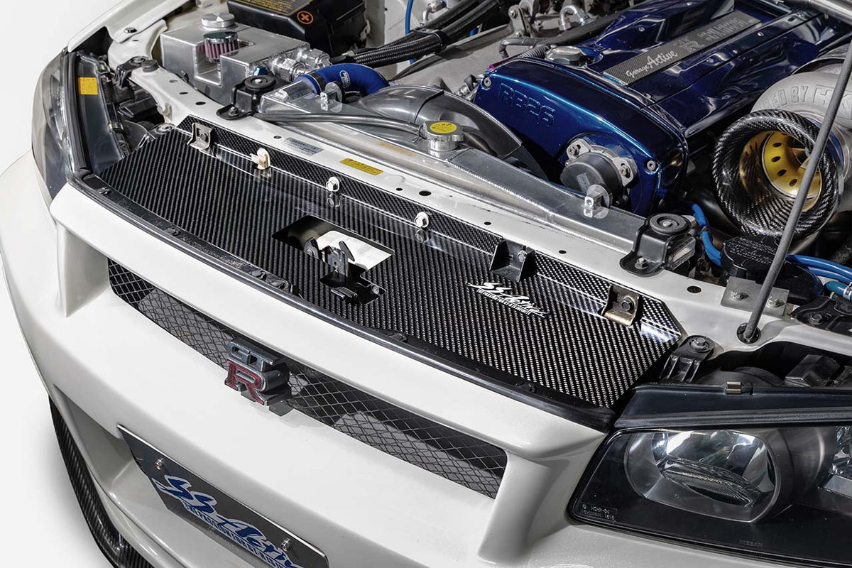 GReddy - Garage Active Dry Carbon Cooling Pannel(s) (R32/R33/R34) - 44883114
