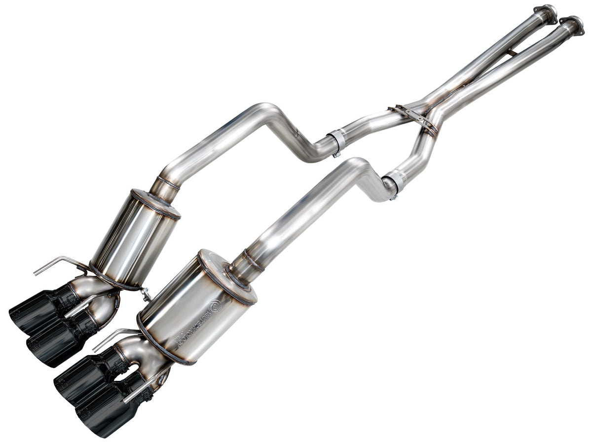 AWE Tuning C6 Chevrolet Corvette Z06/ZR1 Touring Edition Axle-back Exhaust w/ Chrome Silver Tips - 3015-42606 for 2006-2013 C