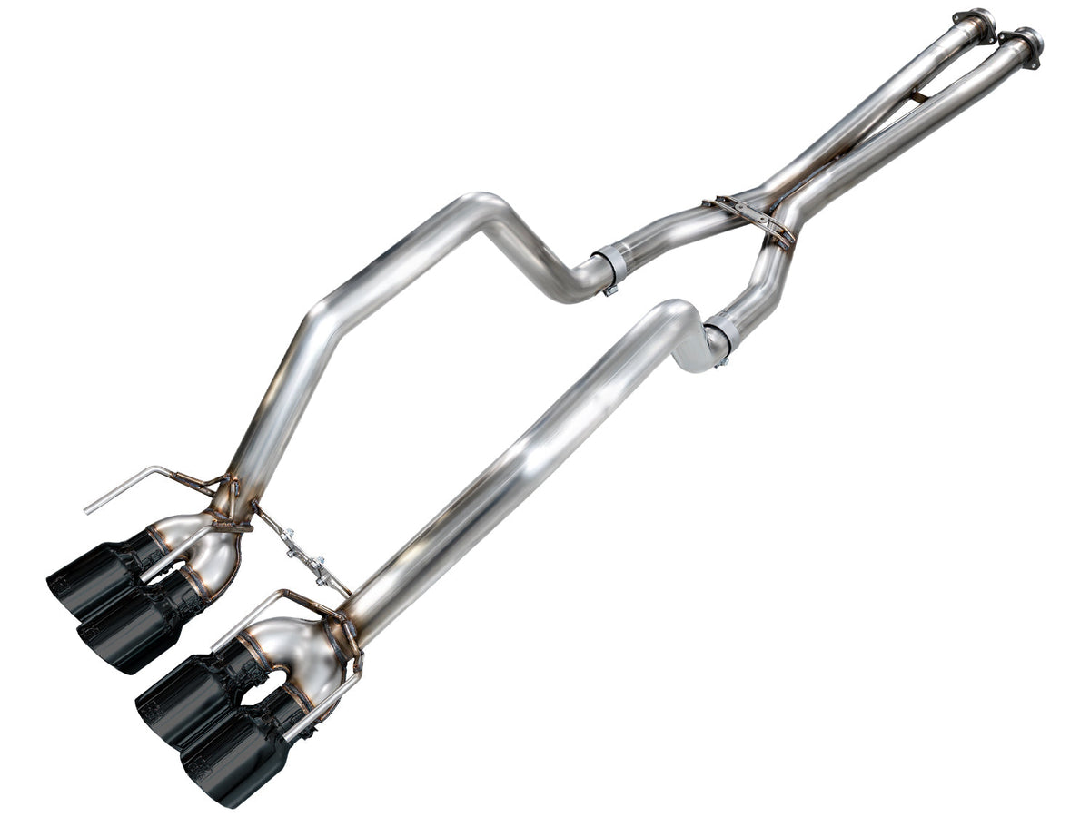 AWE Tuning C6 Chevrolet Corvette Z06/ZR1 Touring Edition Axle-back Exhaust w/ Chrome Silver Tips - 3015-42606 for 2006-2013 C