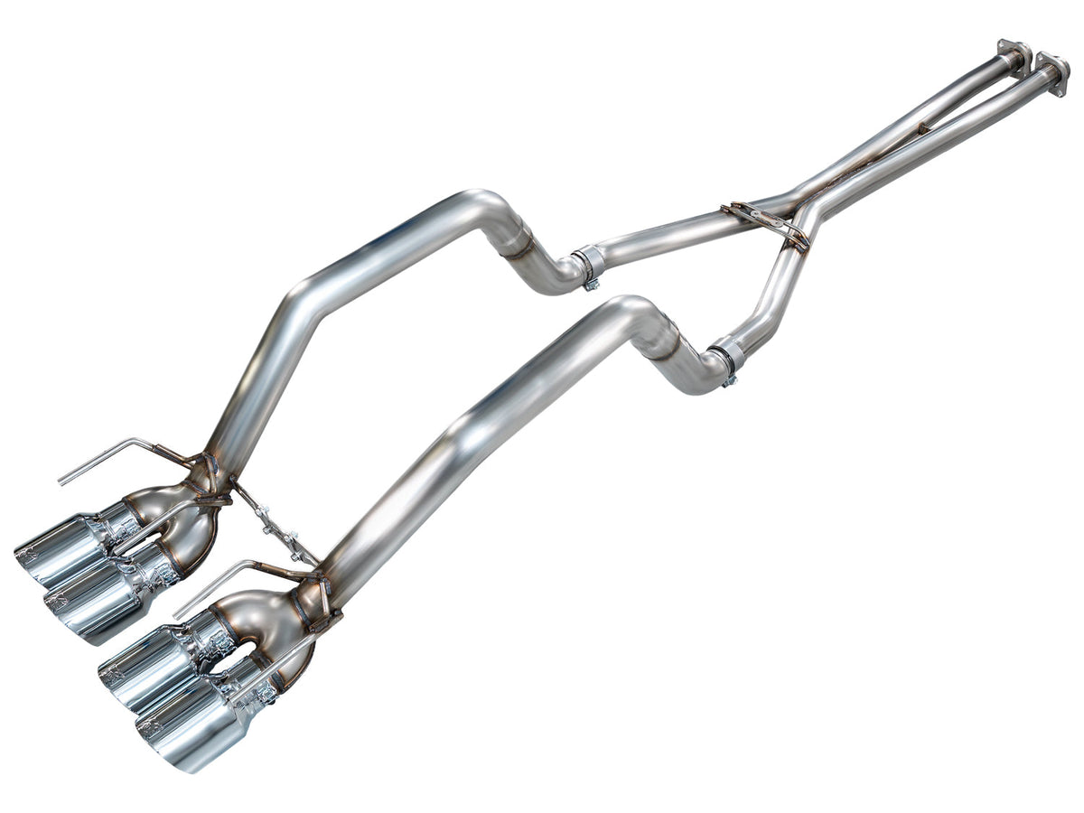AWE Tuning 09-13 Chevrolet Corvette 6.2L Touring Edition Axle-back Exhaust w/ Chrome Silver Tips - 3015-42662 for 2009-2013 C