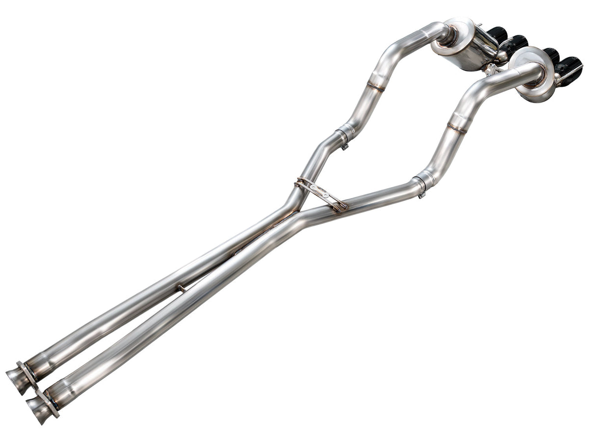 AWE Tuning 09-13 Chevrolet Corvette 6.2L Touring Edition Axle-back Exhaust w/ Chrome Silver Tips - 3015-42662 for 2009-2013 C