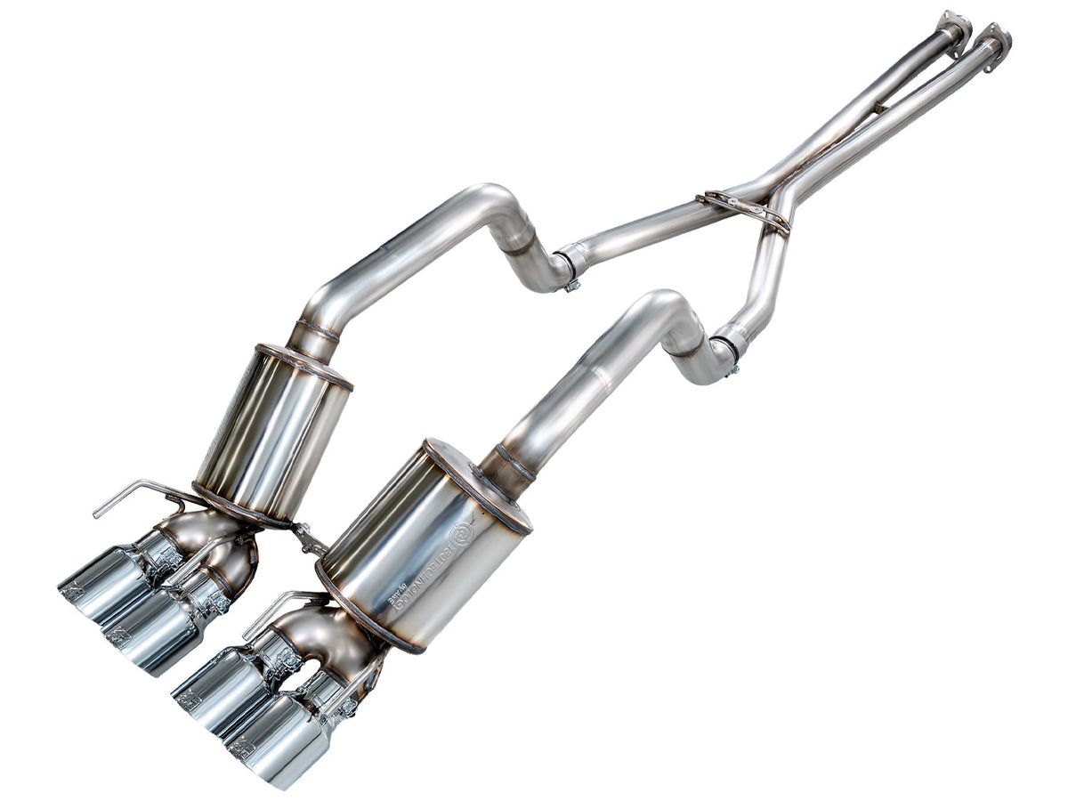 AWE Tuning 09-13 Chevrolet Corvette 6.2L Track Edition Axle-back Exhaust w/ Chrome Silver Tips - 3020-42662 for 2009-2013 Che