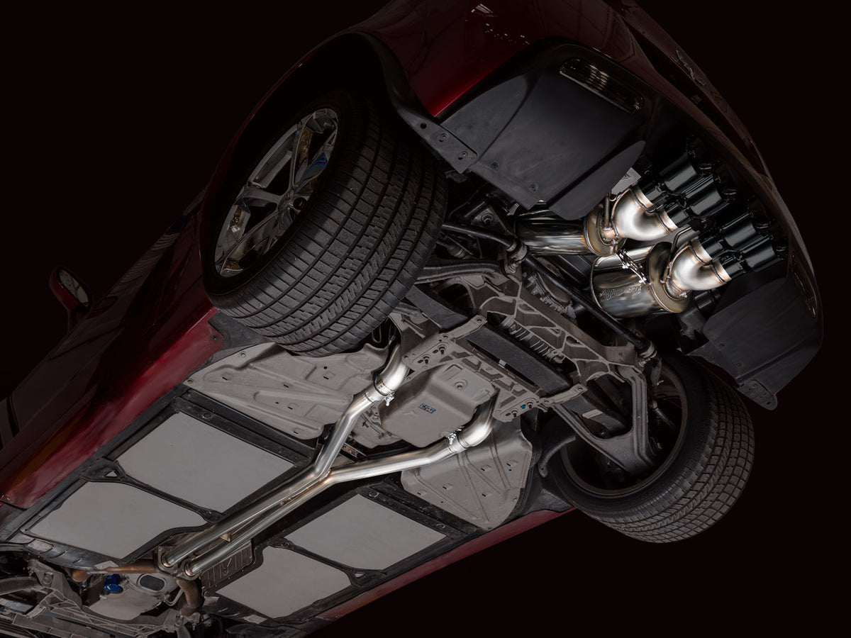 AWE Tuning 05-07 C6 Chevrolet Corvette 6.0L X-Pipe - 3010-11660 for 2005-2008 Chevrolet Corvette - side view
