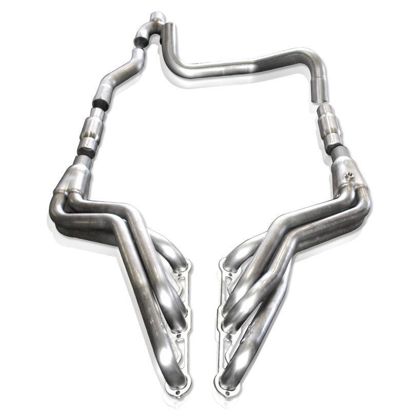 Stainless Works - 1988-98 Chevy Truck K Long Tube Header Kit - CT8898HCATY