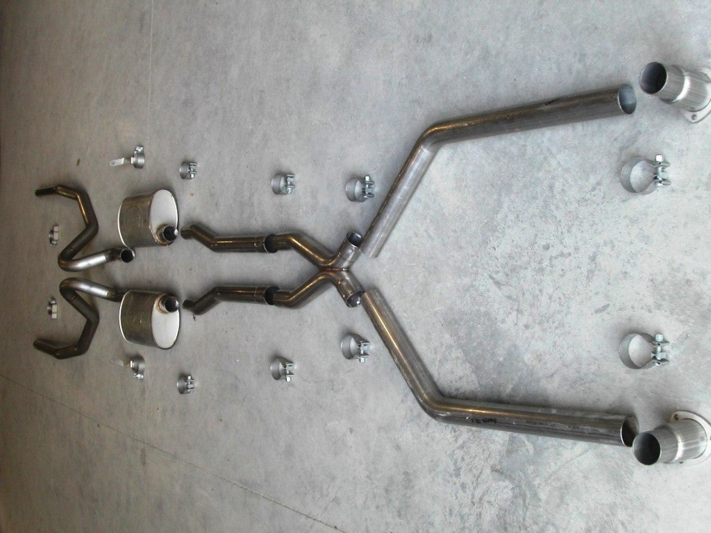 Stainless Works - 1966-67 Chevelle Catback - CV6673X