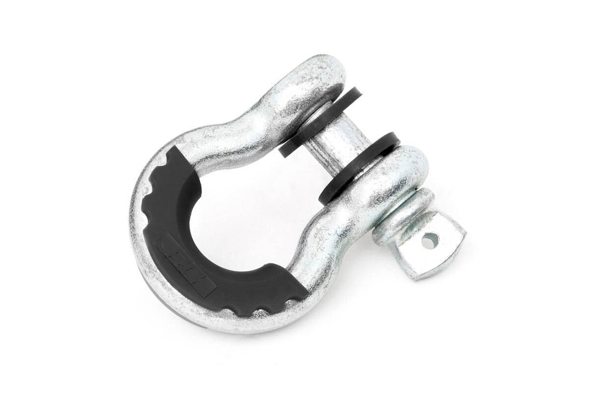 Rough Country - D-Ring Isolator Kit - Pair - Black - RS101 by Rough Country - angle view