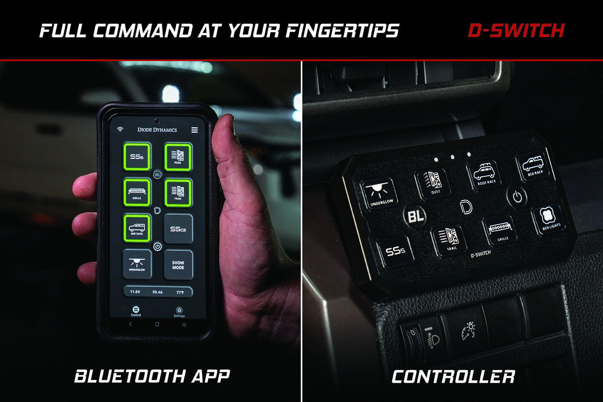 Diode Dynamics 07-17 Jeep Wrangler JK D-Switch Kit - DD8786