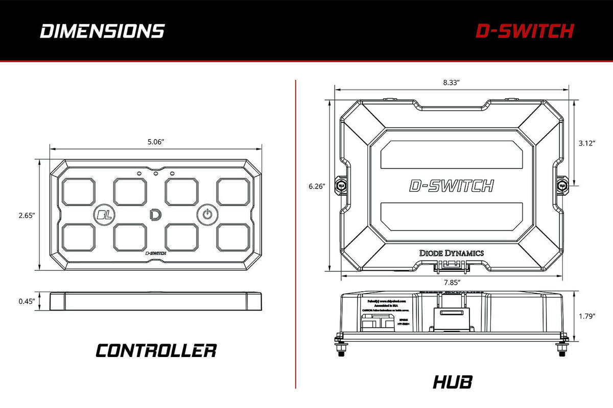 Diode Dynamics 18-25 Subaru Crosstrek  D-Switch Kit - DD8784