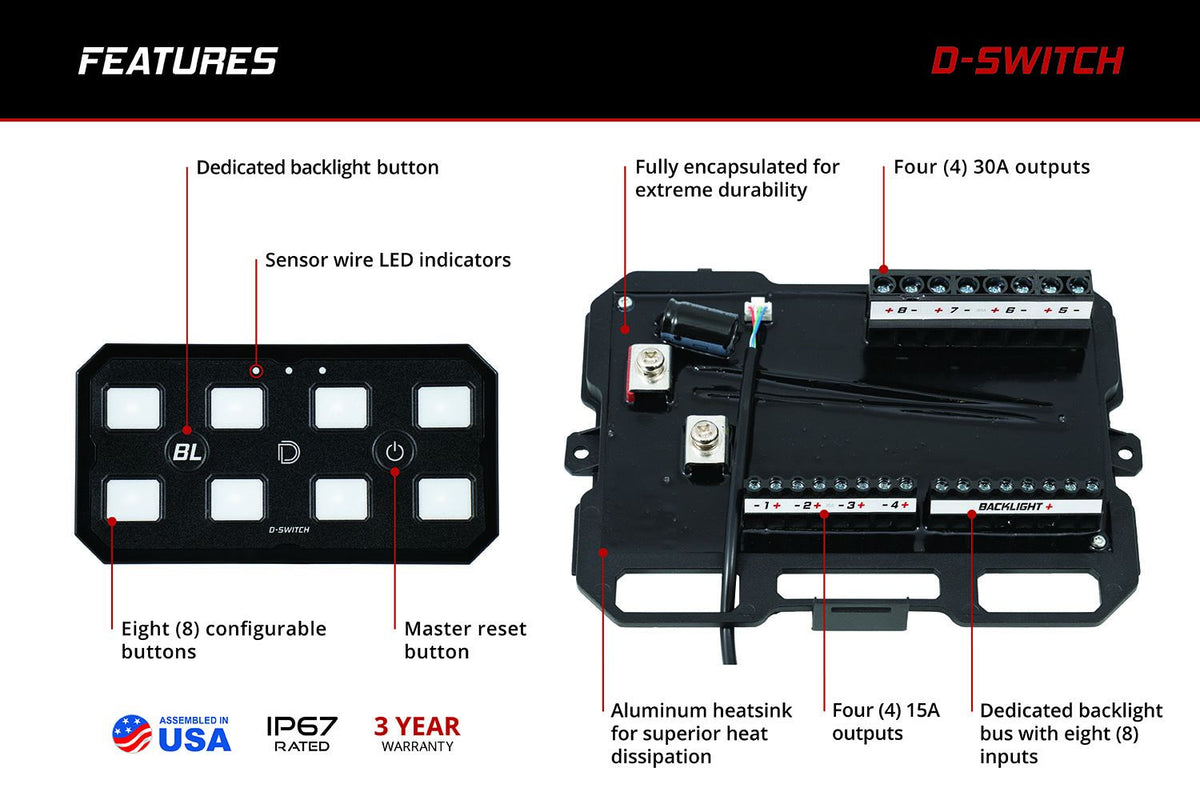 Diode Dynamics 18-25 Subaru Crosstrek  D-Switch Kit - DD8784