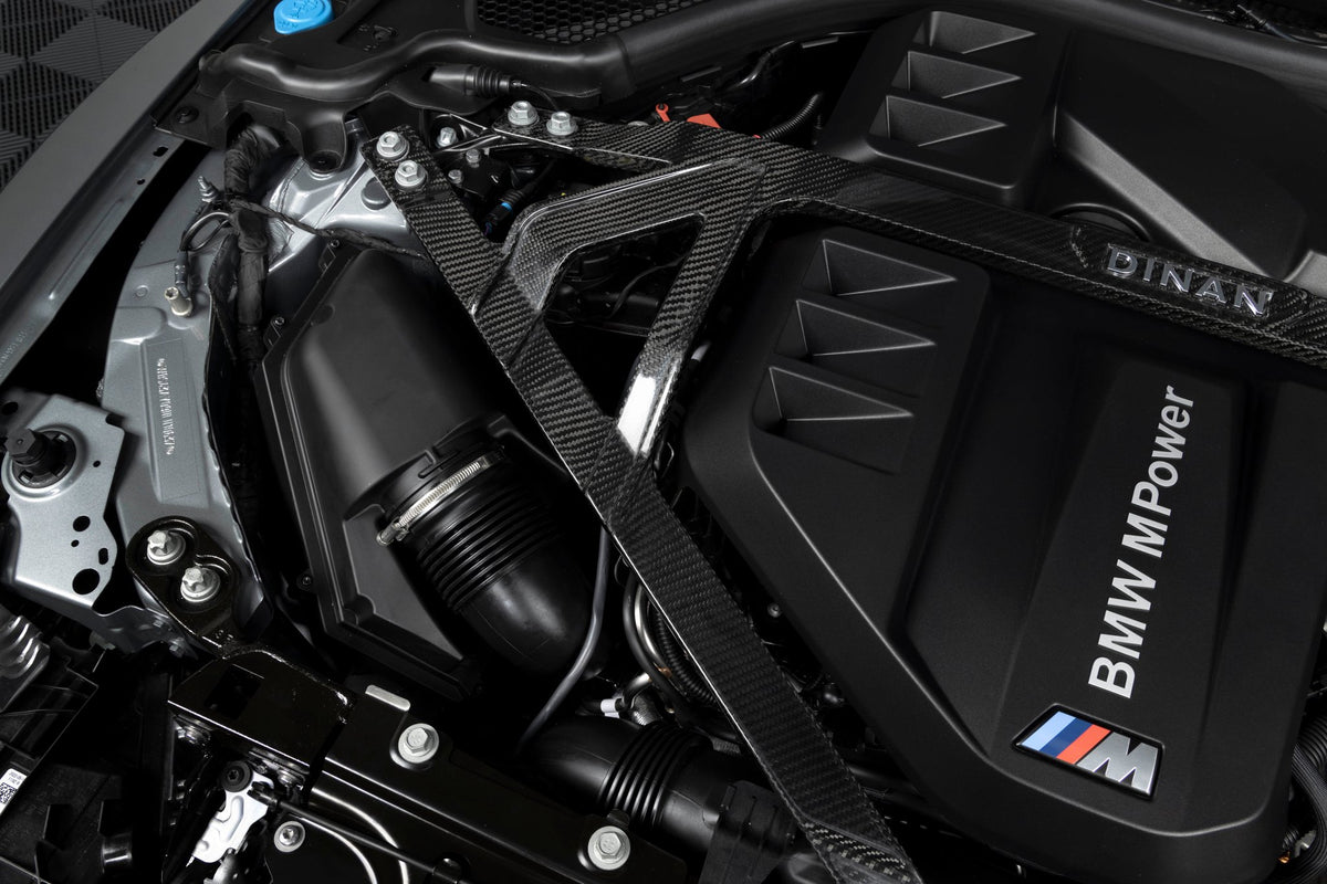 Dinan - Gloss Carbon Fiber Strut Tower Brace - 2021-2026 BMW M2/M3/M4 - D180-0015
