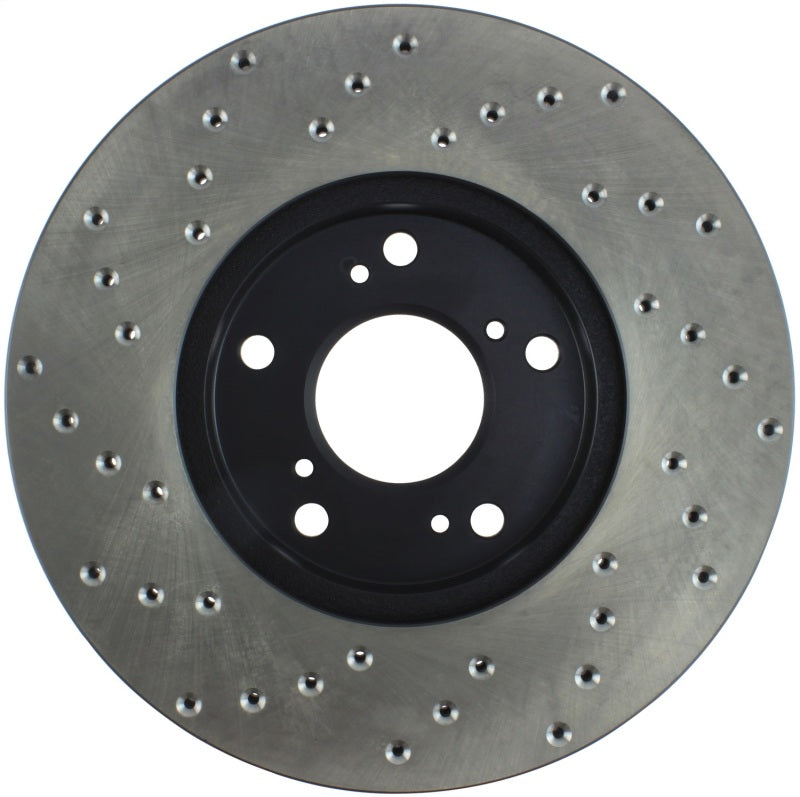 StopTech 06-08 Civic GX / 02-04 CR-V / 98-02 Honda Accord V6 / 03-07 Accord 4 cyl/V6 MT Drilled Lef - 128.40036L