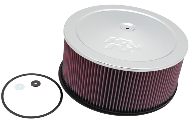K&amp;N Universal Custom Air Filter - Round 7.3125in Flange / 14in OD / 7.5in Height - 60-1255