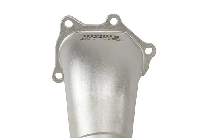 Invidia 02-07 WRX/STi Polished Divorced Waste Gate Downpipe with High Flow Cat