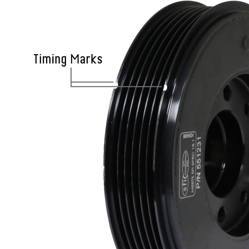 Fluidampr 08.5+ VW Golf TSi/08-13.5 Passat TSi/08.5+ Audi TT TSi Steel Internally Balanced Damper - 551231