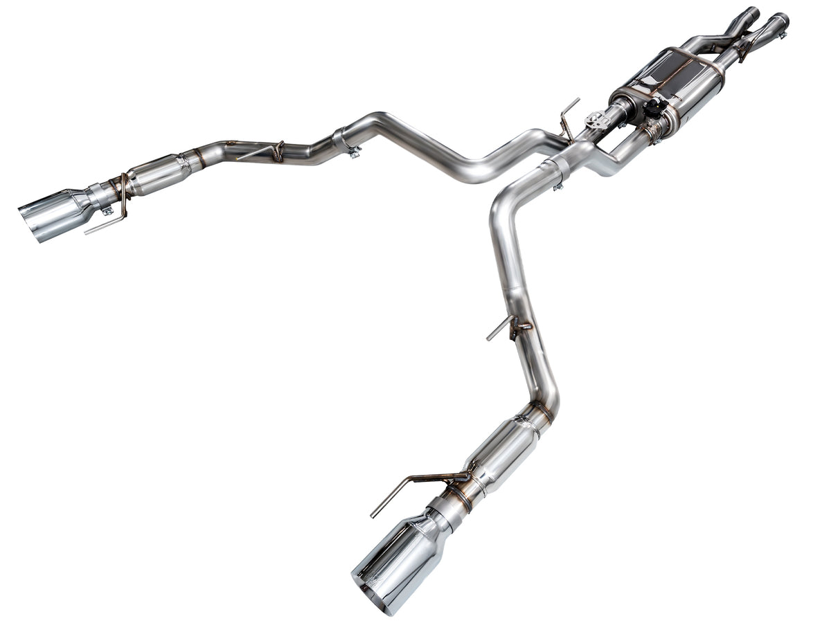 AWE Gen 3 Raptor SwitchPath Exhaust  - Chrome Silver Tips - 3025-32356