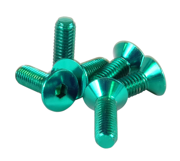 NRG Steering Wheel Screw Upgrade Kit (Conical) - Green - SWS-100GN - front view