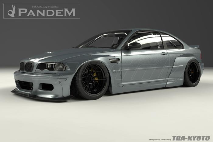 GReddy 99-06 BMW E46 Coupe Pandem Wide Body Rear Fenders (SPECIAL ORDER) - 17090224
