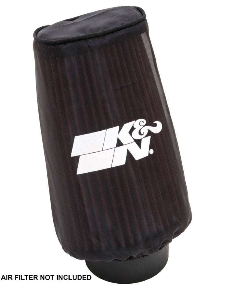 K&amp;N Filter Wrap Drycharger Oval Tapered Black - 3.25in Base I/S Width x 2.5in Top I/S Width x 7in H - SN-2560DK