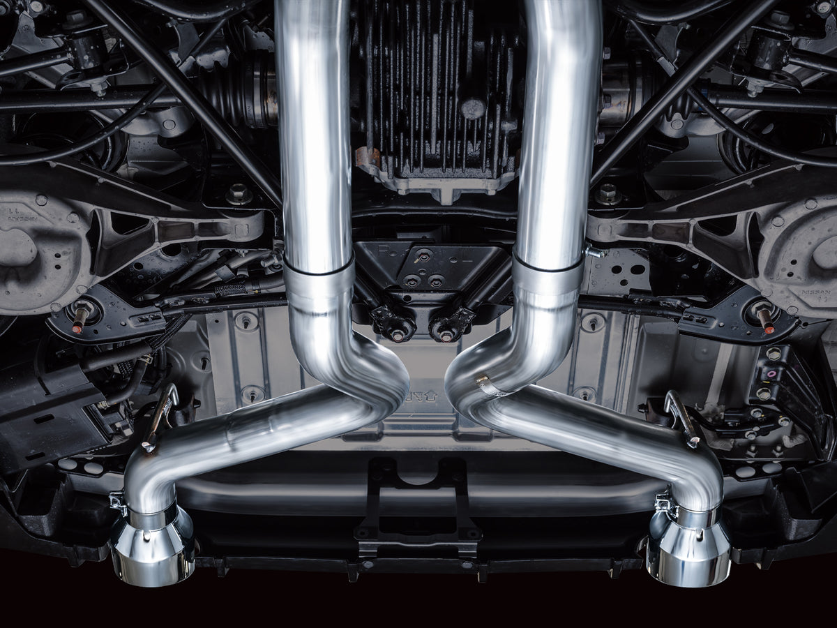 AWE 2023 Nissan Z RZ34 RWD Track Edition Catback Exhaust System w/ Chrome Silver Tips - 3020-32400
