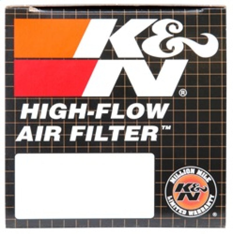 K&amp;N Universal Chrome Filter 2.063in Flange ID x 3.5in Base OD x 2in Top OD x 4in H - RC-1200