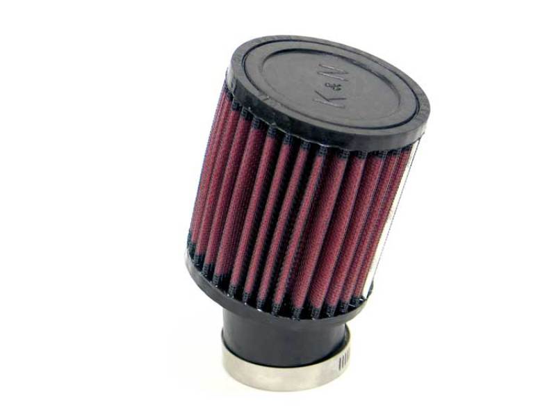 K&amp;N Universal Clamp-On Air Filter 1-15/16in 20 DEG FLG x 3-1/2in OD x 4in H - RU-1400