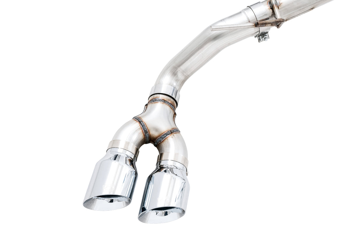 AWE Tuning 2019+ Ford Ranger 0FG Performance Exhaust System w/Chrome Silver Tips & Bash Guard - 3015-22072