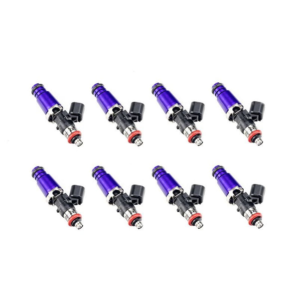 Injector Dynamics 1340cc Injectors - 60mm Length - 14mm Purple Top - 15mm Lower O-Ring (Set of 8) - 1300.60.14.15.8 by Inject
