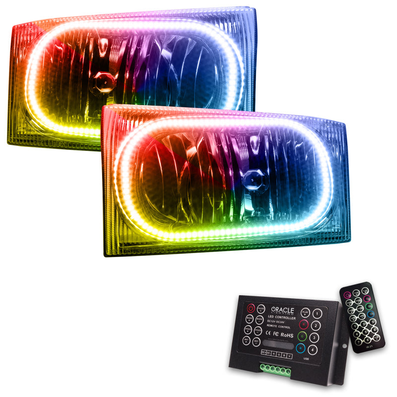 Oracle 99-04 Ford F250 LED HL - ColorSHIFT w/ 2.0 Controller SEE WARRANTY - 7199-333