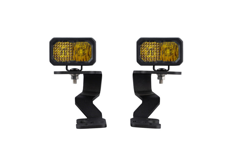 Diode Dynamics 2022 Toyota Tundra C2 Sport Stage Series Ditch Light Kit - Yellow Combo - DD7390