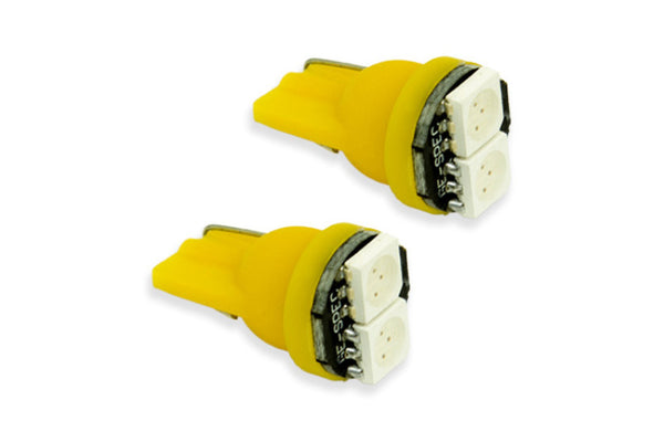Diode Dynamics 194 LED Bulb SMD2 LED - Amber (Pair) - DD0032P for 1999-2010 Volkswagen Beetle - front view
