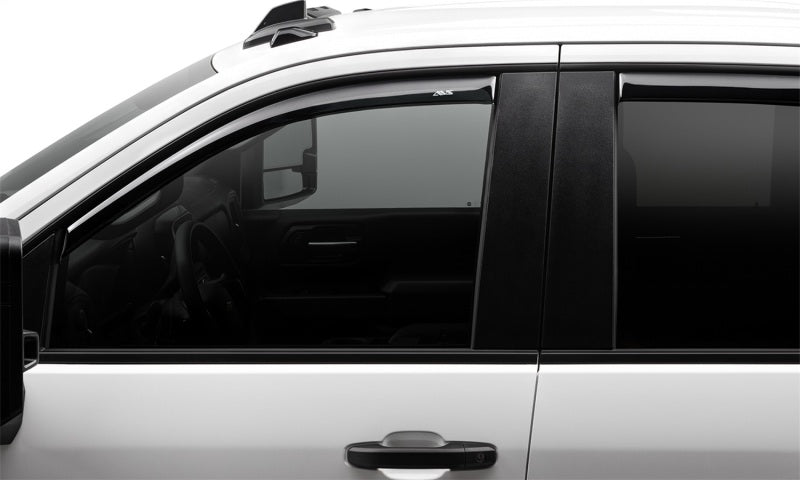 AVS 17-18 Ford F-250 Super Duty Supercab Ventvisor Front &amp; Rear Window Deflectors 4pc - Smoke - 194727