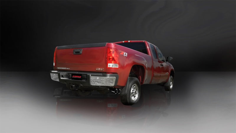 Corsa 11-12 Chevrolet Silverado Crew Cab/Std. Bed 2500 6.0L V8 Black Sport Cat-Back Exhaust - 14794BLK