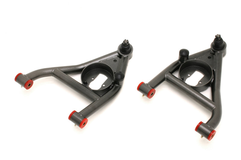 BMR 67-69 1st Gen F-Body Lower A-Arms Non-Adj. Rear Bump Stops (Polyurethane) - Black Hammertone - AA009H by BMR Suspension