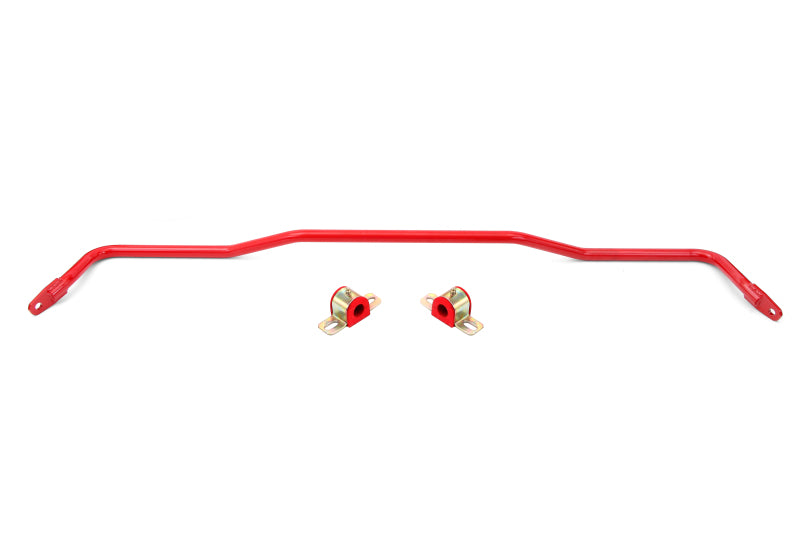 BMR 15-23 S550 Mustang Sway Bar Kit Rear Hollow 22mm Non-Adjustable Red - SB762R