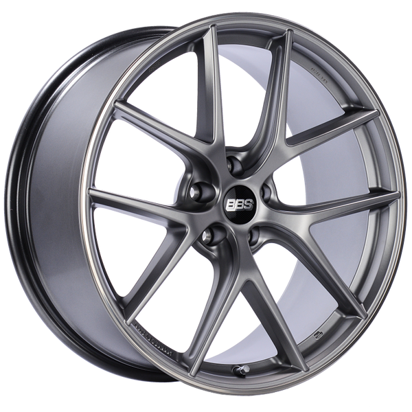 BBS CI-R 20x9 5x112 ET25 Platinum Silver Polished Rim Protector Wheel -82mm PFS/Clip Required - CI0201PSPO by BBS