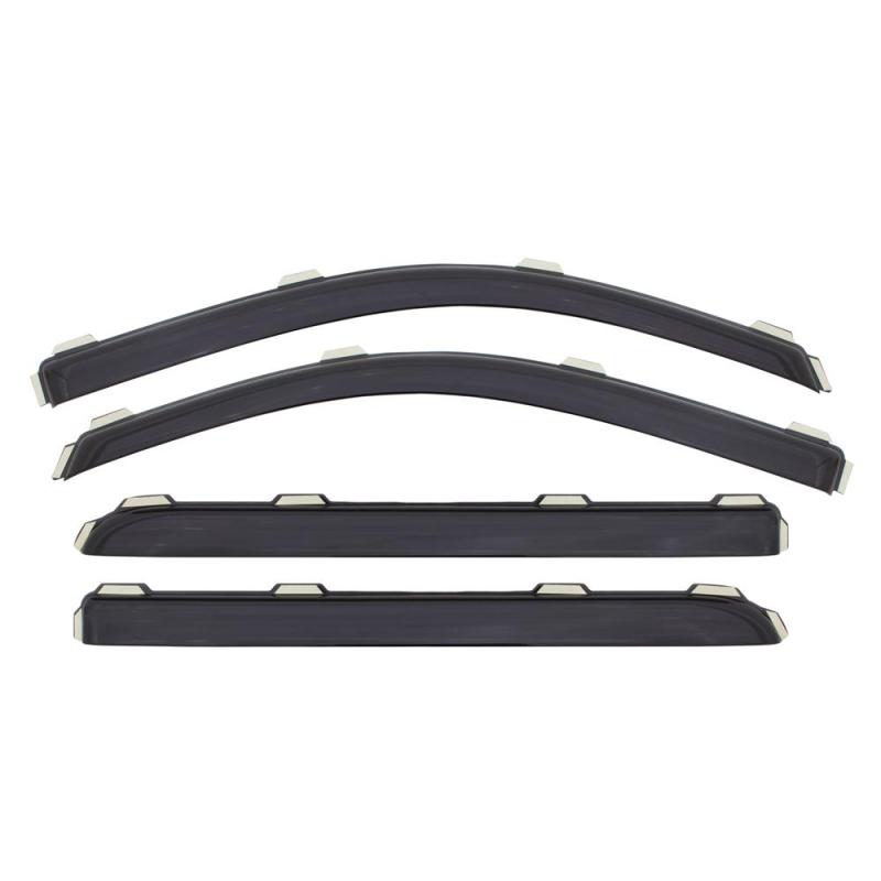 AVS 06-08 Lincoln Mark LT Ventvisor In-Channel Front &amp; Rear Window Deflectors 4pc - Smoke