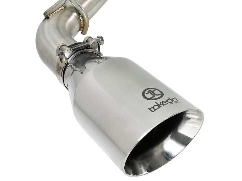 aFe Takeda 2.5in 304 SS Cat-Back Exhaust System w/ Polished Tips 16-18 Infiniti Q50 V6-3.0L (tt) - 49-36132NM-P