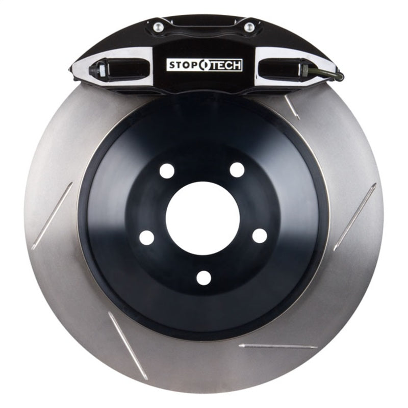 StopTech 06-12 VW GTI Front BBK w/Black ST-41 Calipers 328x25mm Slotted Rotors - 82.893.5N00.51