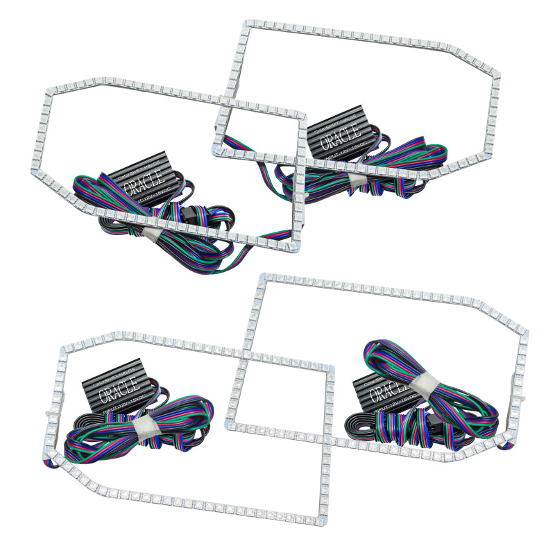 Oracle Chevy Silverado 14-15 Halo Kit Non-Projector Style - ColorSHIFT w/o Controller- 2271-334