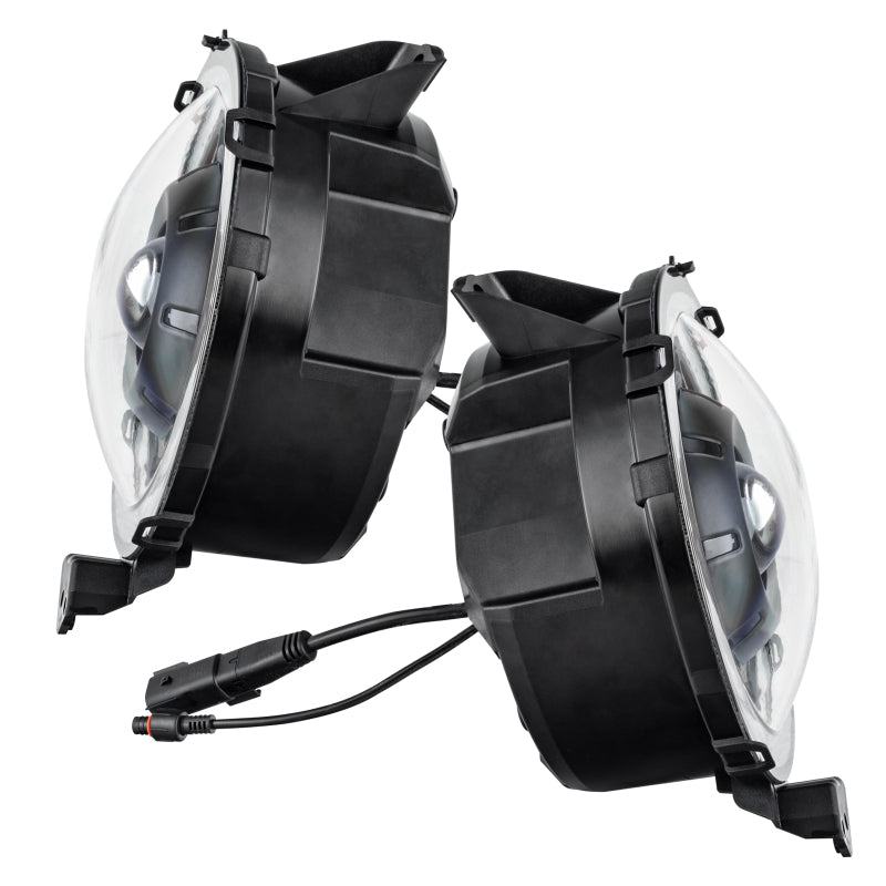 Oracle Oculus BiLED Projector Headlights for Jeep JL/Gladiator JT  Satin Silver 5500K SEE WARRANTY - 5839-504-PSC