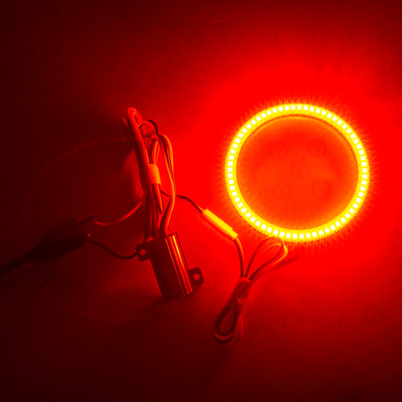 Oracle Jeep Wrangler 07-17 LED Waterproof Turn Signal Halo Kit - Amber SEE WARRANTY - 2931-005