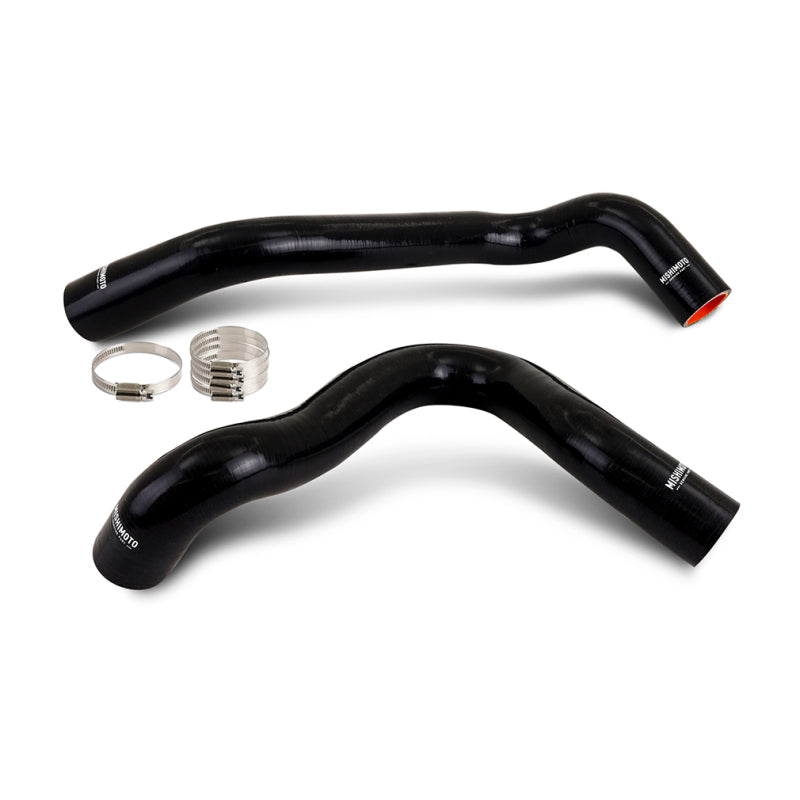 Mishimoto 99-01 Ford F-250 7.3L Coolant Hose Kit Upper Reroute BK - MMHOSE-F2D-99RRBK