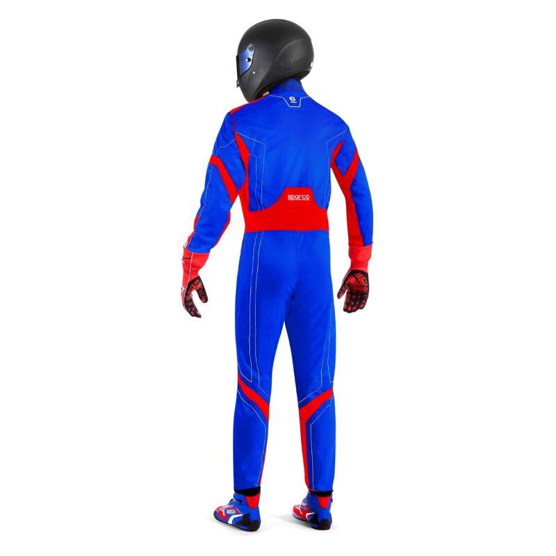Sparco Thunder Racing Suit Blue/Red - Large - BKS0010B0B2200L