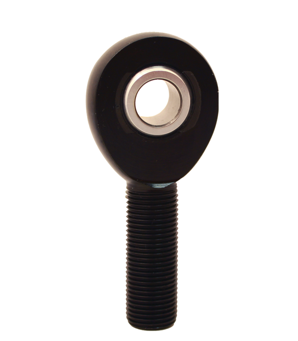 QA1 A Series Endura Rod End - Male/Left Hand - .5in Bore x 5/8-18 - Black Aluminum - AML8-10BK by QA1 - front view